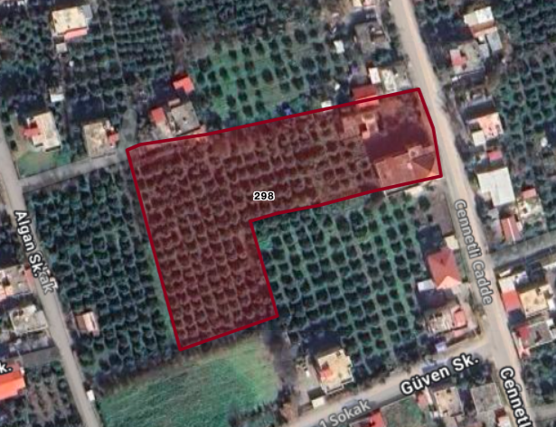 HATAY DÖRTYOL'DA 705 M2 SATILIK BAHÇELİ EV